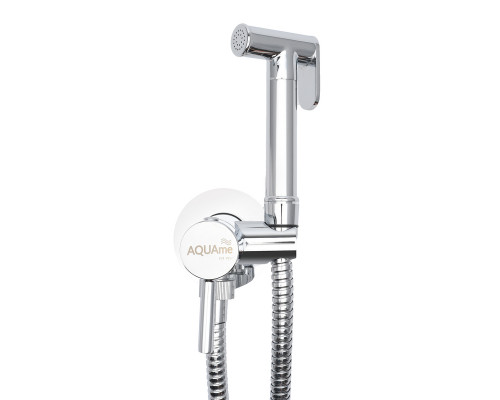 AQM 6020CR Minimal Готовый комплект гигиенического душа (скрытый монтаж, латунная лейка), ХРОМ AQUAme