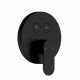 AQM8402MB Набор для комплектации душа со смесителем, Черный матовый AQUAme
