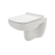 AQM2007 Унитаз подвесной с сиденьем SoftClose, технология смыва Rimless. 550х350х375 AQUAme