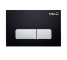AQM4104B Панель смыва акриловая AQUAme, черный AQUAme
