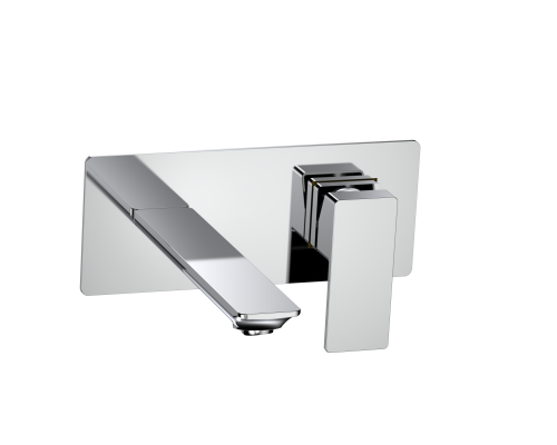 AQM6815CR Savona Смеситель для раковины, настен., на 2 отв., Комплект, хром AQUAme