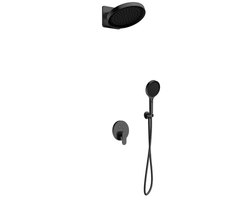 AQM8402GM Набор для комплектации душа со смесителем, Gun metal AQUAme