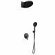 AQM8402GM Набор для комплектации душа со смесителем, Gun metal AQUAme