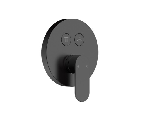 AQM8402GM Набор для комплектации душа со смесителем, Gun metal AQUAme