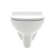 AQM2008 Унитаз подвесной с сиденьем SoftClose, технология смыва Rimless. 530x355x360 AQUAme
