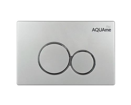 AQM4101S Панель смыва AQUAme, сатиновый AQUAme