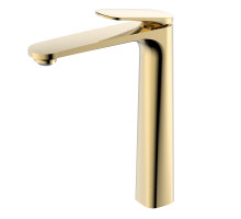 AQM6714BG Imola Смеситель для свободностоящей раковины , без донного клапана, Brushed gold AQUAme