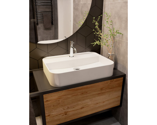 AQM5003 Раковина настольная с отверстием под смеситель. 610x450x120 AQUAme