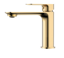 AQM6310BG Monza Смеситель для раковины однорычажный, Brushed gold AQUAme
