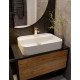 AQM6310BG Monza Смеситель для раковины однорычажный, Brushed gold AQUAme