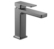 AQM6810GM Savona Смеситель для раковины 125мм, гладкий, подводка ½", металл AQUAme