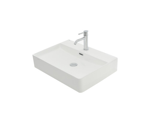 AQM5004 Раковина настольная с отверстием под смеситель. 590х430х120 AQUAme