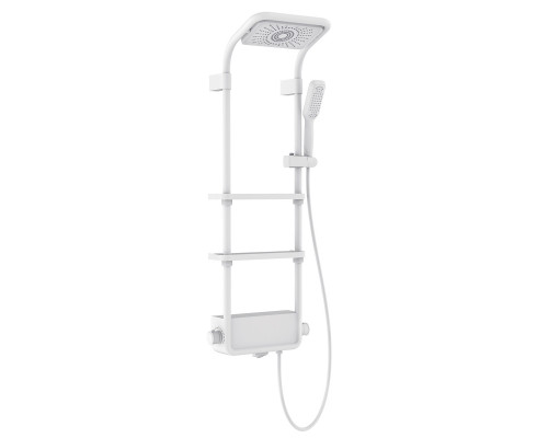 AQM 8003W Душевая система для душа с термостатом, Белый AQUAme