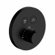 AQM 8403MB Набор для комплектации душа с термостатом, Черный матовый AQUAme