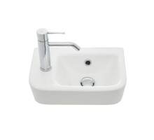 AQM5006L Умывальник с отверстием под смеситель. Левый. 375х245х135 AQUAme