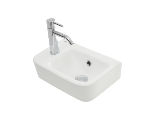 AQM5006L Умывальник с отверстием под смеситель. Левый. 375х245х135 AQUAme