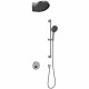 AQM 8403GM Набор для комплектации душа с термостатом, Gun metal AQUAme