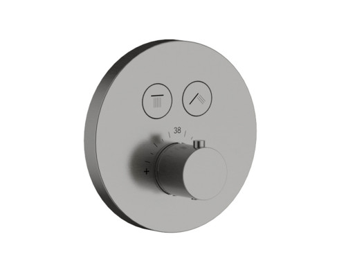 AQM 8403GM Набор для комплектации душа с термостатом, Gun metal AQUAme