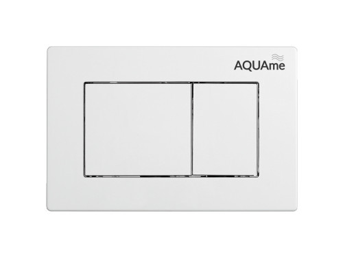 AQM4102W Панель смыва AQUAme, белый AQUAme