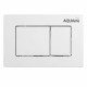 AQM4102W Панель смыва AQUAme, белый AQUAme