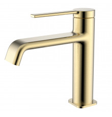 AQM6410BG Asti Смеситель для раковины однорычажный, Brushed gold AQUAme