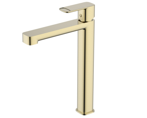 AQM6614BG Parma Смеситель для раковины однорычажный, Brushed gold AQUAme