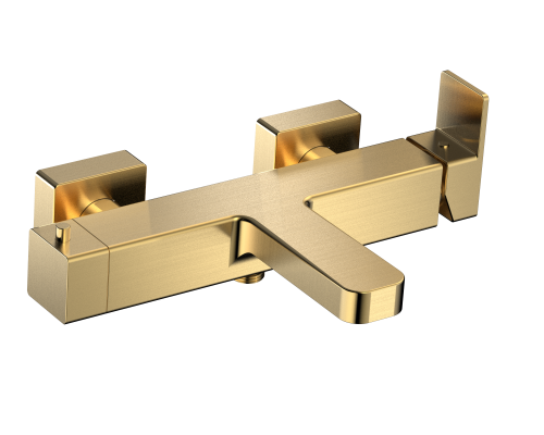 AQM6812BG Savona Смеситель для ванны, золото шлифованное AQUAme