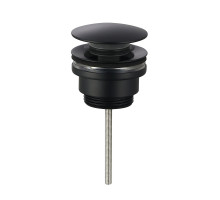 AQM7003MB Донный клапан, Черный матовый AQUAme