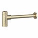 AQM7010BG Сифон для раковины латунный, Brushed gold AQUAme