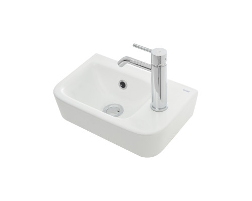 AQM5006R Умывальник с отверстием под смеситель. Правый. 375х245х135 AQUAme