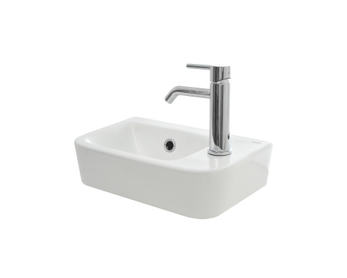 AQM5006R Умывальник с отверстием под смеситель. Правый. 375х245х135 AQUAme