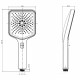 AQM8502CR Ручной душ 120мм, 3 режима, Хром AQUAme