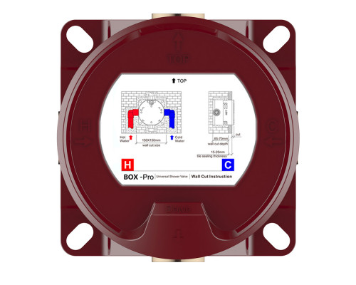 AQM8405MB Набор для комплектации душа с термостатом и регулировкой напора, черный матовый AQUAme