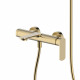 AQM6312BG Monza Смеситель для ванны однорычажный, с душевым набором, 3 режима, Brushed gold AQUAme