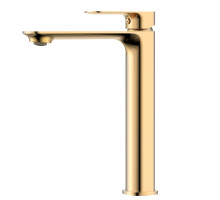 AQM6314BG Monza Смеситель для раковины однорычажный, Brushed gold AQUAme