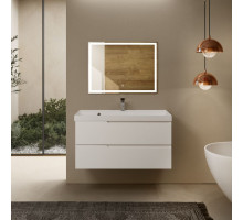 AQM900310WH "S3" тумба под умывальник подвесная 100 см., цвет белый глянец. AQUAme