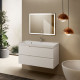 AQM900310WH "S3" тумба под умывальник подвесная 100 см., цвет белый глянец. AQUAme