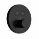 AQM 8401MB Набор для комплектации душа с термостатом, Черный матовый AQUAme