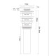 AQM7001-0- Донный клапан без перелива, хром AQUAme