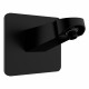 AQM8701MB Держатель верхнего душа, настенный, Черный AQUAme