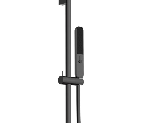 AQM 8401GM Набор для комплектации душа с термостатом, Gun metal AQUAme