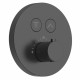 AQM 8401GM Набор для комплектации душа с термостатом, Gun metal AQUAme