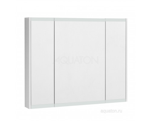 Зеркальный шкаф Aquaton Нортон 100 белый 1A249302NT010