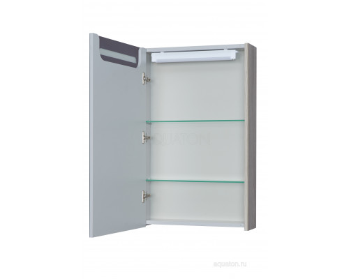 Зеркальный шкаф Aquaton Сильва 50 дуб фьорд 1A215502SIW6L