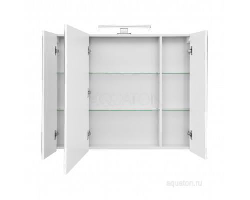 Зеркальный шкаф Aquaton Нортон 100 белый 1A249302NT010