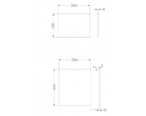 Фасад Лондри 40 к-т Дуб Кантри 1A274901LHDY0 AQUATON