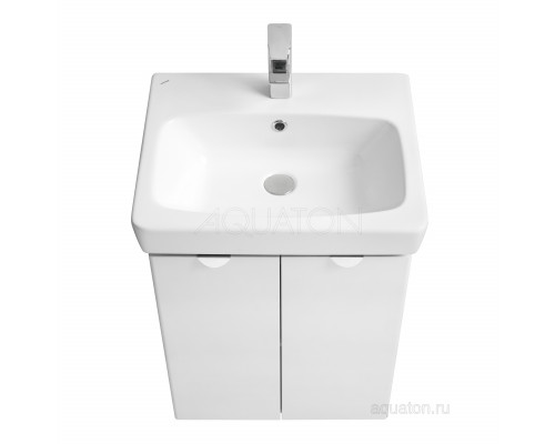 Тумба под раковину Aquaton Скай PRO 55 белый глянец 1A238101SY010