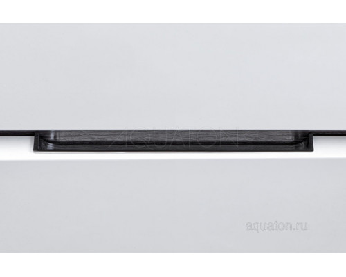 Тумба под раковину Aquaton Рене 60 белый, грецкий орех 1A258501NRC80