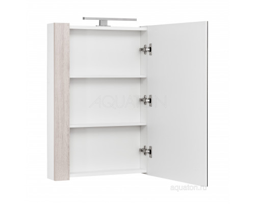 Зеркальный шкаф Aquaton Кантри 55 белый, дуб верона 1A257702AHB20