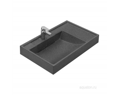 Раковина AQUATON Рейн 80 графит 1A72113KRW210